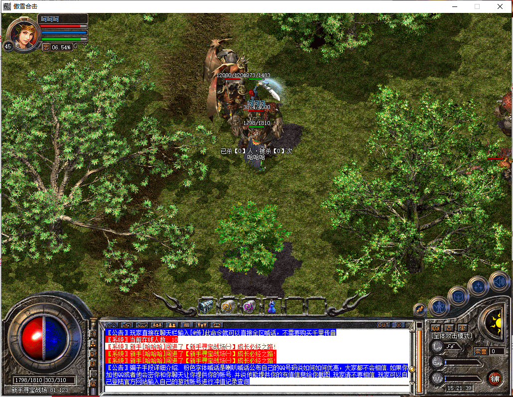 傲雪合击---传奇端游