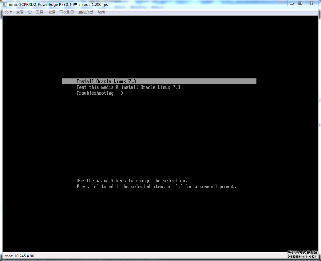 使用Dell iDRAC服务器远程控制安装操作系统简要图 使用Dell iDRAC服务器远程控制安装操作系统简要图